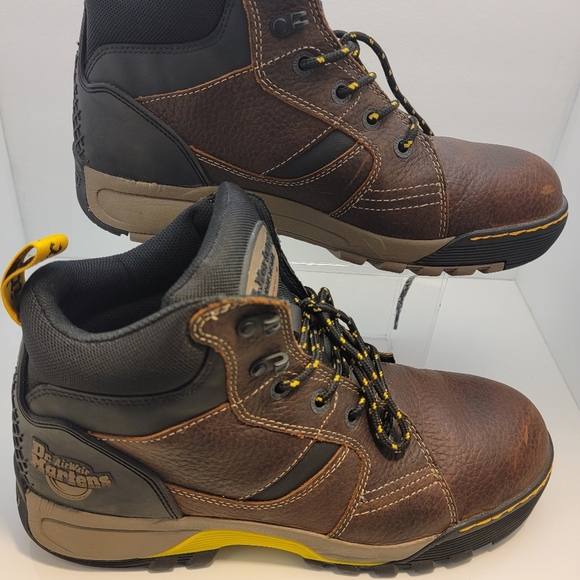 Dr Martens Grapple Steel Toe Cap Brown/Black Leather SIZE 12 US M - Picture 3 of 16